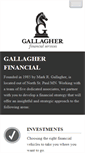 Mobile Screenshot of gallagherfinancialservices.com