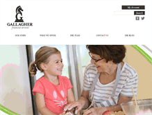Tablet Screenshot of gallagherfinancialservices.com